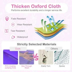 Costway Inflatable Bounce House 3-in-1 Princess Theme Inflatable Castle W/ 550W Blower 15 Costway Inflatable Bounce House 3-in-1 Princess Theme Inflatable Castle W/ 550W Blower -Kiddie Kingdom Store GUEST 8d21dee3 4739 4316 b6e7 7544de61f0a3