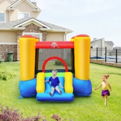 Costway Inflatable Bouncer Kids Slide Bounce House For Indoor Outdoor With 550W Blower -Kiddie Kingdom Store GUEST 8d7470c1 8c78 49e2 b4ae 6983638b2a77