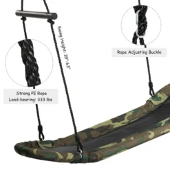 Costway Saucer Tree Swing Surf Kids Outdoor Adjustable Swing Set W/ Handle 17 Costway Saucer Tree Swing Surf Kids Outdoor Adjustable Swing Set W/ Handle -Kiddie Kingdom Store GUEST 8d9efb7c 0546 497b b081 a59771209fca