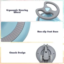 Costway Wiggle Car Ride-on Toy W/ Flashing Wheels For Toddlers & Kids -Kiddie Kingdom Store GUEST 8faa81f6 d5c6 4a17 956d 300281bbfa9e