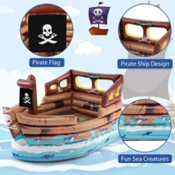 Costway Inflatable Pirate Ship Playhouse With Built In Motor Inflatable Toy Sword 19 Costway Inflatable Pirate Ship Playhouse With Built In Motor Inflatable Toy Sword -Kiddie Kingdom Store GUEST 90655734 82be 41a8 8cf6 d8bdd685fb34