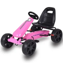 Costway Go Kart Kids Ride On Car Pedal Powered 4 Wheel Racer Stealth Outdoor Toy -Kiddie Kingdom Store GUEST 9143135c 42b2 45e8 b38a 62a8eb96a0c4