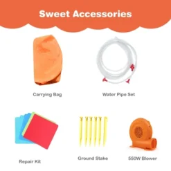 Costway Inflatable Water Slide Bounce House Bouncer Kids Jumper Climbing With 550W Blower 16 Costway Inflatable Water Slide Bounce House Bouncer Kids Jumper Climbing With 550W Blower -Kiddie Kingdom Store GUEST 914bc86f cc5b 4f34 bf34 e1071261a4c9