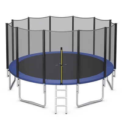 Costway 8/10/12/14/15/16 FT Outdoor Trampoline Bounce Combo W/Safety Closure Net Ladder 10 Costway 8/10/12/14/15/16 FT Outdoor Trampoline Bounce Combo W/Safety Closure Net Ladder - Image 8