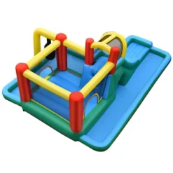 Inflatable Slide Water Park Climbing Bouncer Bounce House W/Tunnel & 735W Blower -Kiddie Kingdom Store GUEST 91b1cc37 6cc0 499e 92c8 171bf550cbbb