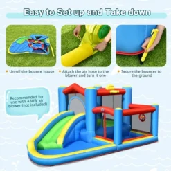 Costway Inflatable Kids Water Slide Outdoor Indoor Slide Bounce Castle (without Blower) 17 Costway Inflatable Kids Water Slide Outdoor Indoor Slide Bounce Castle (without Blower) -Kiddie Kingdom Store GUEST 91c06229 cdf3 46bc abd8 228d6fc65c17