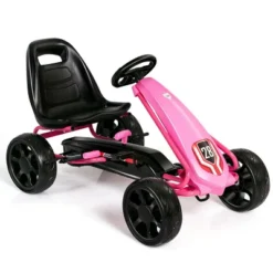 Go Kart Pedal Car Kids Ride On Toys Pedal Powered 4 Wheel Adjustable Seat Pink/Black 22 Go Kart Pedal Car Kids Ride On Toys Pedal Powered 4 Wheel Adjustable Seat Pink/Black -Kiddie Kingdom Store GUEST 9243c831 a14f 42ff 8c44 aaaca74d8b86