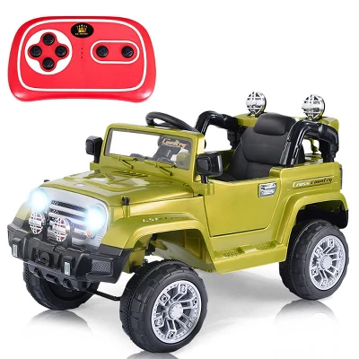 Costway 12V MP3 Kids Ride On Truck Car RC Remote Control W/ LED Lights Music 12 Costway 12V MP3 Kids Ride On Truck Car RC Remote Control W/ LED Lights Music - Image 10
