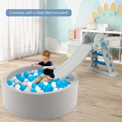 Costway 35.5" X 12" Soft Round Ball Pool For Toddlers & Baby With 200 Ocean Balls 9 Costway 35.5" X 12" Soft Round Ball Pool For Toddlers & Baby With 200 Ocean Balls - Image 7