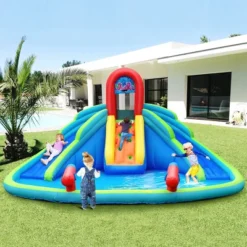 Costway Inflatable Bounce House Kids Water Splash Pool Dual Slides Climbing Wall Without Blower 13 Costway Inflatable Bounce House Kids Water Splash Pool Dual Slides Climbing Wall Without Blower -Kiddie Kingdom Store GUEST 9947f21e c966 4f13 9985 bd6d840b6cb2
