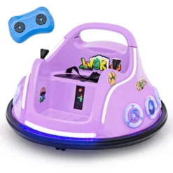 Costway 12V Kids Ride On Bumper Car Remote Control W/ Flashing LED Light & Music 26 Costway 12V Kids Ride On Bumper Car Remote Control W/ Flashing LED Light & Music -Kiddie Kingdom Store GUEST 996d3361 9252 4455 ad46 5d453b6f951f