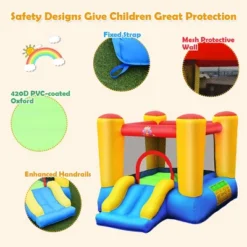 Costway Inflatable Bouncer Kids Slide Bounce House For Indoor Outdoor With 350W Blower -Kiddie Kingdom Store GUEST 9b7d868b a73e 4052 b171 0ab66332bffd