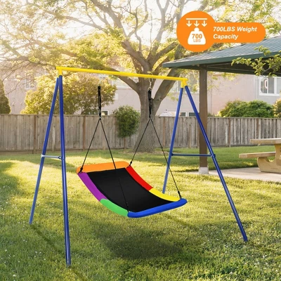 Costway 700lb Giant 60'' Platform Tree Swing For Kids And Adults 5 Costway 700lb Giant 60'' Platform Tree Swing For Kids And Adults - Image 3