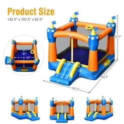 Inflatable Bounce House Kids Magic Castle W/ Large Jumping Area With 550W Blower 12 Inflatable Bounce House Kids Magic Castle W/ Large Jumping Area With 550W Blower -Kiddie Kingdom Store GUEST 9bf2fe45 5989 4522 8934 2570a140b973