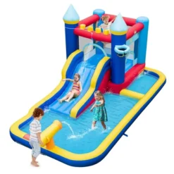 Costway 6-in-1 Inflatable Water Castle Kids Bouncer With 50 Ocean Balls & 735W Blower 19 Costway 6-in-1 Inflatable Water Castle Kids Bouncer With 50 Ocean Balls & 735W Blower -Kiddie Kingdom Store GUEST 9d1405ba 434d 402d b9a6 fa4e051911e5
