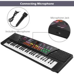 Costway 54 Keys Electronic Music Keyboard Kid Piano Organ W/Mic & Adapter -Kiddie Kingdom Store GUEST 9eb27d15 83f1 40ef b4d0 502944441329