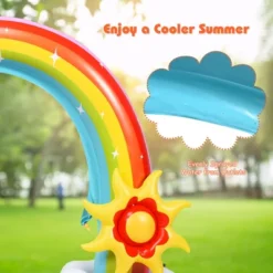 Costway Inflatable Rainbow Sprinkler Summer Outdoor Kids Spray Water Toy Yard Party Pool -Kiddie Kingdom Store GUEST 9feead97 29d8 4002 b829 d1a8fe4c7bb1