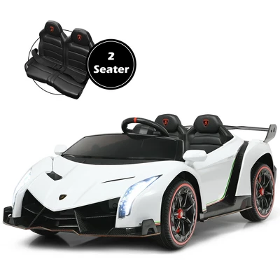 Costway 12V 2-Seater Licensed Lamborghini Kids Ride On Car W/ RC & Swing Function 13 Costway 12V 2-Seater Licensed Lamborghini Kids Ride On Car W/ RC & Swing Function - Image 11