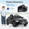 Costway 12V Kids Ride On Car W/Remote Rocking Function Transport Wheels Lights & Music White/Black 2 Costway 12V Kids Ride On Car W/Remote Rocking Function Transport Wheels Lights & Music White/Black -Kiddie Kingdom Store GUEST a42e212f 083f 4afc 96cb 353e5e9dba20