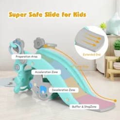 Babyjoy 4-in-1 Rocking Horse & Slide Set Toddler Slide Toy W/ Basketball Hoop 15 Babyjoy 4-in-1 Rocking Horse & Slide Set Toddler Slide Toy W/ Basketball Hoop -Kiddie Kingdom Store GUEST a46be2a9 4f5f 43fe 8ae0 d6aa4614e566