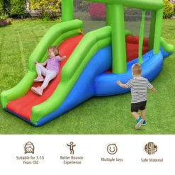Costway Inflatable Snail Bounce House Dual Slide Basketball Game Without Blower 14 Costway Inflatable Snail Bounce House Dual Slide Basketball Game Without Blower -Kiddie Kingdom Store GUEST a633361e 1d2a 48d1 afb1 ca70cf6f4166