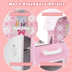 Costway Kids Kitchen Playset & Dollhouse 2-In-1 W/ Accessories & Furniture For Toddlers 18 Costway Kids Kitchen Playset & Dollhouse 2-In-1 W/ Accessories & Furniture For Toddlers -Kiddie Kingdom Store GUEST a931dc5c 15a4 44f2 9cd9 41f444906208