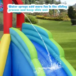 Costway Inflatable Bounce House Water Splash Pool Dual Slide Climbing Wall -Kiddie Kingdom Store GUEST a9e30fd2 8e05 488c 94d3 cc323258a603