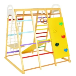 Costway 8-in-1 Jungle Gym Playset, Wooden Climber Play Set With Monkey Bars Colorful/Natural 21 Costway 8-in-1 Jungle Gym Playset, Wooden Climber Play Set With Monkey Bars Colorful/Natural -Kiddie Kingdom Store GUEST ab17a866 8bae 44b8 a2f6 6bb8fb500f31