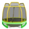 Costway 7 FT Kids Trampoline W/Safety Enclosure Net Spring Pad Indoor Outdoor Heavy Duty YellowBlue 1 Costway 7 FT Kids Trampoline W/Safety Enclosure Net Spring Pad Indoor Outdoor Heavy Duty YellowBlue -Kiddie Kingdom Store GUEST ad584bd1 6ed3 4a1d 8925 6afe7f13cfc6
