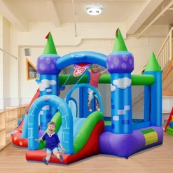 Costway Kids Inflatable Bounce House Dragon Jumping Slide Bouncer Castle W/ 750W Blower -Kiddie Kingdom Store GUEST ae1f4815 b744 4a2f 8a18 9041f4308ddc