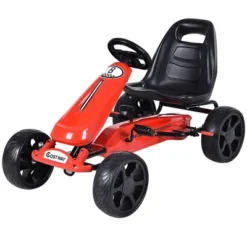 Costway Go Kart Kids Ride On Car Pedal Powered 4 Wheel Racer Stealth Outdoor Toy -Kiddie Kingdom Store GUEST af2d2051 55f9 4cc7 8217 d4b607219f97