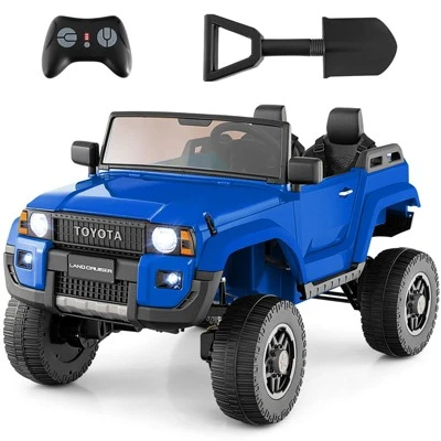 Costway 24V 2 Seater Ride On Car For Kids Licensed Toyota LC250 Ride On Truck With Remote Black/Gray/Navy/Pink/Red 14 Costway 24V 2 Seater Ride On Car For Kids Licensed Toyota LC250 Ride On Truck With Remote Black/Gray/Navy/Pink/Red - Image 12