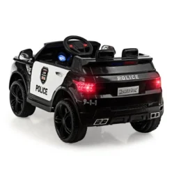 Costway Kids 12V Electric Ride On Car Police Car With Remote Control BlackWhite 19 Costway Kids 12V Electric Ride On Car Police Car With Remote Control BlackWhite -Kiddie Kingdom Store GUEST b0b58629 b324 435c b22b a097c5d2f2ff