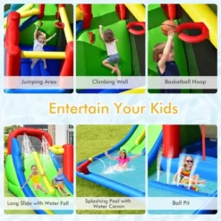 Costway Inflatable Water Slide Kids Jumping Bounce Castle W/ Ocean Balls Blower Excluded -Kiddie Kingdom Store GUEST b0fa058b 0e1c 4bb8 b837 3205ff4935b8