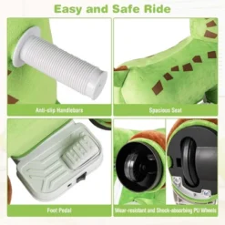 Costway 6V Kids Ride On Dinosaur With Padded Sea Foot Pedal Music Forward & Wheels 16 Costway 6V Kids Ride On Dinosaur With Padded Sea Foot Pedal Music Forward & Wheels -Kiddie Kingdom Store GUEST b17d914c 4b68 4fc7 bd1c 587bc0ed4407