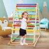 Costway Foldable Wooden Climbing Triangle Indoor Climber W/Ladder For Baby Toddler 2 Costway Foldable Wooden Climbing Triangle Indoor Climber W/Ladder For Baby Toddler -Kiddie Kingdom Store GUEST b50ea291 7c8f 4521 9004 f8f5c7d43390