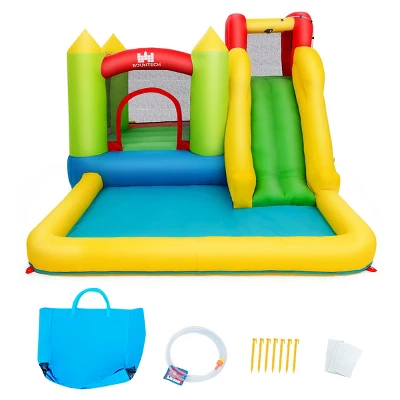 Costway Inflatable Bounce House Water Slide Jump Bouncer With Climbing Wall And Splash Pool Blower Excluded 11 Costway Inflatable Bounce House Water Slide Jump Bouncer With Climbing Wall And Splash Pool Blower Excluded - Image 9