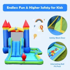 Costway Inflatable Bouncer Climbing Slide Bounce House Water Park BallPit Without Blower -Kiddie Kingdom Store GUEST b6b2264c 180e 49f0 a49a 3dc25c82f268