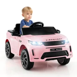 Costway 12V Kids Ride On Car Licensed Land Rover Electric Vehicle W/ Remote Control WhiteBlackPink -Kiddie Kingdom Store GUEST b6cd6628 5b31 463c 8aa5 ca3ed1dcabf5