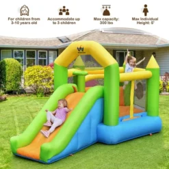 Costway Inflatable Slide Bouncer Ball Pit Basketball Dart Game Without Blower -Kiddie Kingdom Store GUEST b72e2002 28c3 43fe bb4d 5635038df9d6