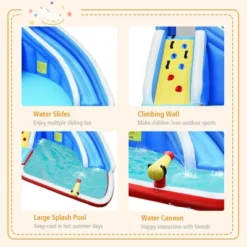 Costway Inflatable Water Slide Animal Shaped Bounce House Castle Splash Water Pool Without Blower -Kiddie Kingdom Store GUEST b78da168 fa4b 4369 b41a ae7f2aed87f9