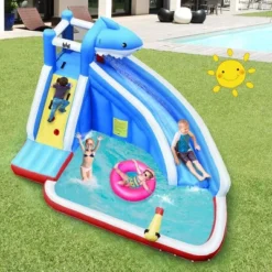 Costway Inflatable Water Slide Animal Shaped Bounce House Castle Splash Water Pool W/750W Blower 13 Costway Inflatable Water Slide Animal Shaped Bounce House Castle Splash Water Pool W/750W Blower -Kiddie Kingdom Store GUEST b7a25474 fd03 4126 a86f 9b1d31ae47c0