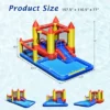 Costway Inflatable Water Slide Castle Kids Bounce House Indoor & Outdoor Without Blower -Kiddie Kingdom Store GUEST b85642dc 1961 4525 9017 cb7bee2d6fdc