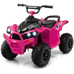 Costway 12V Battery Powered Kids Ride On ATV Electric 4-Wheeler Quad Car With MP3 & Light -Kiddie Kingdom Store GUEST b99665e4 0d44 4106 bd4d 4beafc4a2255