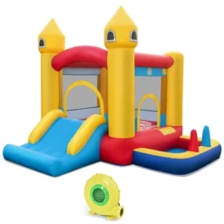 Costway Kids Bouncy Castle With Slide & Ball Pit Pool Ocean Balls & 480W Blower Included -Kiddie Kingdom Store GUEST bbfded3b c72e 4002 a222 68d5d6c8e11a