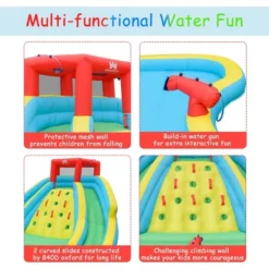 Costway Inflatable Mighty Water Slide Park Bounce Splash Pool Patio -Kiddie Kingdom Store GUEST bf8af3d1 5d0c 48c6 ab20 159246eaa14f