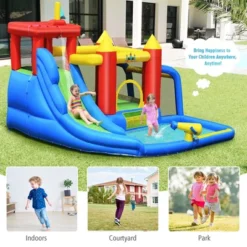 Costway Inflatable Bouncer Water Slide Bounce House Splash Pool Without Blower -Kiddie Kingdom Store GUEST c17fc6d0 5bef 4e07 bb23 b10b92ce9b70