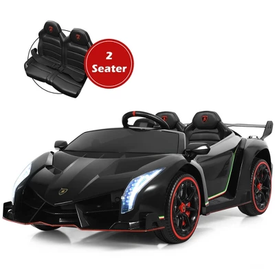 Costway 12V 2-Seater Licensed Lamborghini Kids Ride On Car W/ RC & Swing Function 10 Costway 12V 2-Seater Licensed Lamborghini Kids Ride On Car W/ RC & Swing Function - Image 8