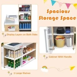 Costway Grocery Store Playset Pretend Play Supermarket Shopping Set With Shopping Cart 15 Costway Grocery Store Playset Pretend Play Supermarket Shopping Set With Shopping Cart -Kiddie Kingdom Store GUEST c2481a86 448a 4d10 b92f 2b7c03d0c12d