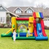 Costway Colorful Rainbow Kids Inflatable Bounce Castle With 50 Ocean Balls & 735W Blower 1 Costway Colorful Rainbow Kids Inflatable Bounce Castle With 50 Ocean Balls & 735W Blower -Kiddie Kingdom Store GUEST c26c0e93 6e5d 4ec2 9697 9d003b5c6a0a